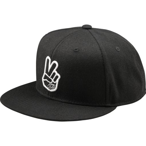 Foto de Troy Lee Designs Gorra - Flat Bill Snapback - Peace Black