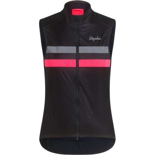 Foto de Rapha Chaleco Mujer - Brevet Insulated - dark navy/hi-vis pink