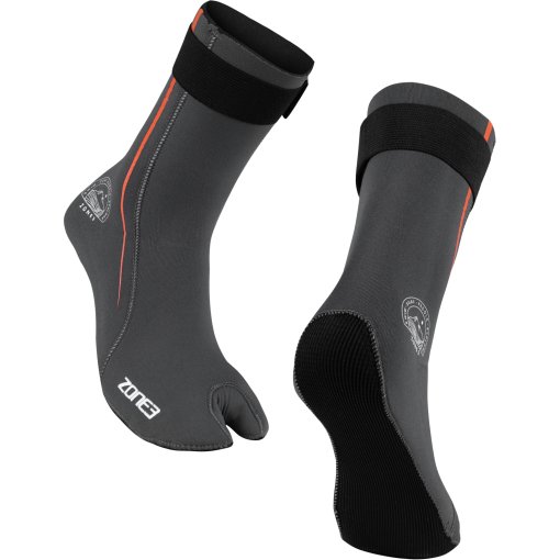 Photo produit de Zone3 Active-Flex Chaussettes de bain - grey/orange