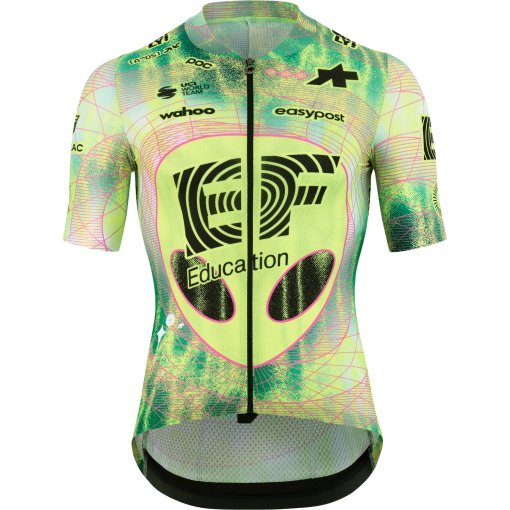 Picture of Assos MILLE GT S11 EVO EF - CLOSE ENCOUNTER Short Sleeve Jersey Men - Alien Green