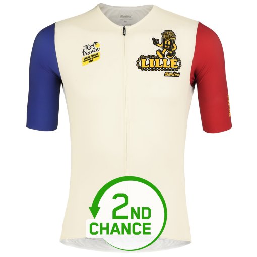 Produktbild von Santini Grand Départ Lille Kurzarmtrikot Herren - Tour de France™ 2025 Collection - RE97175CLILLE5TDF - Grand Départ Lille  - B-Ware