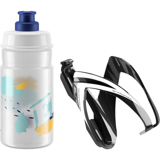 Kuva tuotteesta Elite Kit CEO Pulloteline + Jet pullo 350ml - black/clear/blue