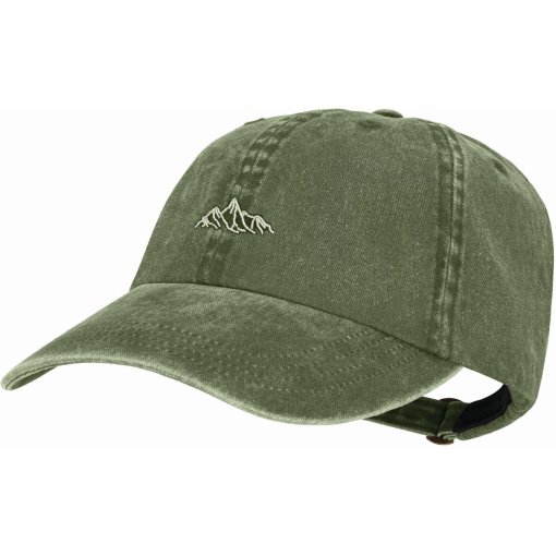 Productfoto van P.A.C. Original Washdyo+ Washed Organic Cotton Dad Pet - Green/Mountain