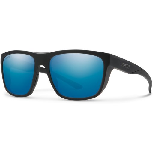 Photo produit de Smith Barra ChromaPop Polarized Lunettes - Matte Black - Blue Mirror