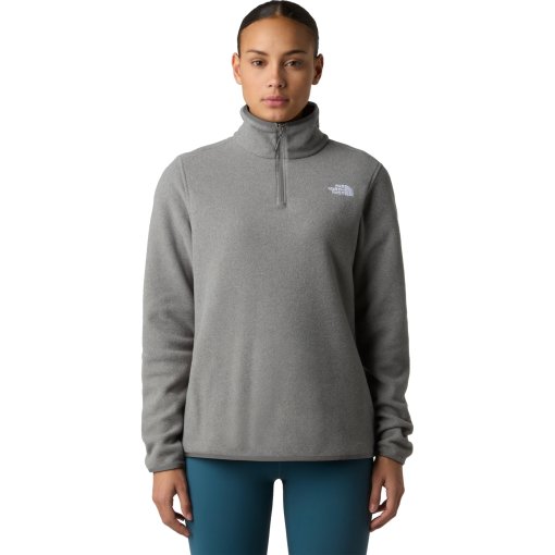 Foto de The North Face Jersey Polar Mujer - Glacier Fleece 1/4 Zip - TNF Mid Grey Heather