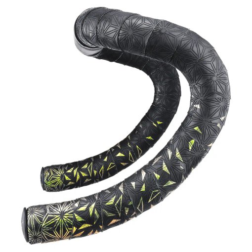 Picture of Supacaz Super Sticky Kush Star Fade Bar Tape - Emerald Refractor