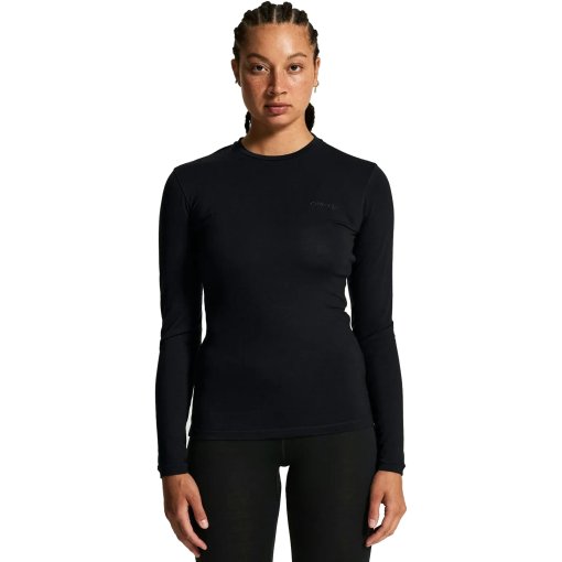 Picture of CRAFT Wool 95 CN Longsleeve Baselayer Women - Black/Melange