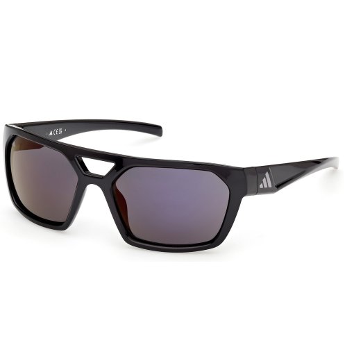 Productfoto van adidas Essentials ES0004 Brillen - shiny black / gradient mirror violet