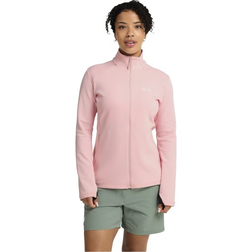 Productfoto van Jack Wolfskin Astrotrail Full Zip Damesjas - rosegarden
