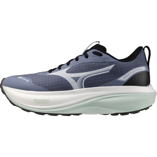 Photo produit de Mizuno Wave Rider GTX 4 Chaussures trail running pour femmes - Wild Wind/White/Icy Morn