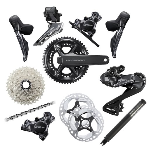 Picture of Shimano Ultegra R8100 Powermeter Groupset - Di2 | 2x12-speed