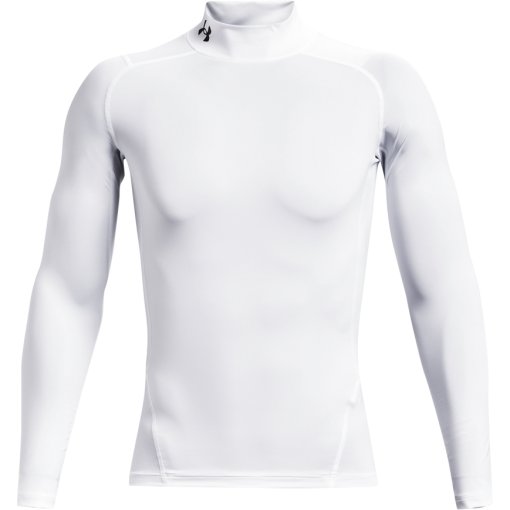 Produktbild von Under Armour HeatGear® Langarmshirt Herren - White/Black