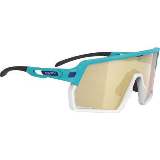 Foto de Rudy Project Kelion Gafas - Team Bahrain Victorious 2025 - Emerald Matte - RP Optics Multilaser Gold