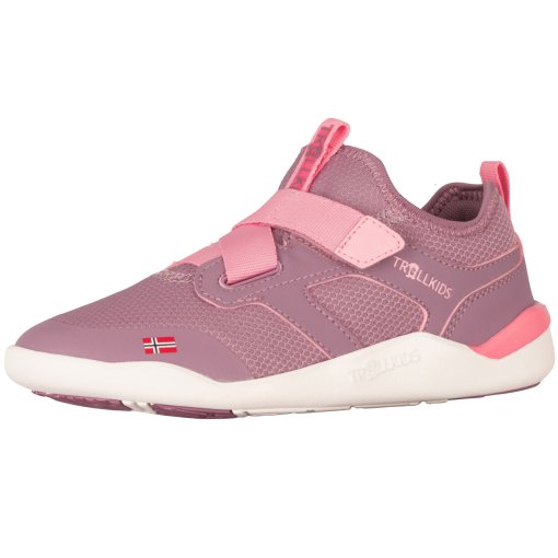Foto de Trollkids Zapatillas Barefoot Niño - Bergen Hiker - Orchid/Peony Rose