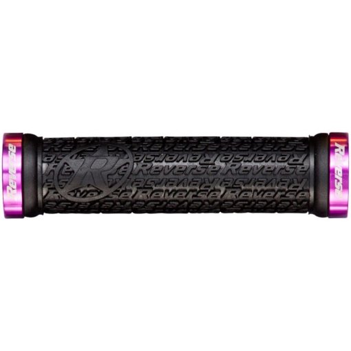 Immagine prodotto da Reverse Components Stamp Lock On Grips - 30mm - black / purple
