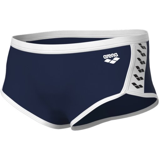 arena Performance Icons Solid Low-Waist Swim Shorts Men - Navy