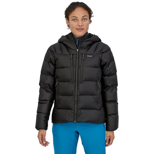 Produktbild von Patagonia Fitz Roy Daunenjacke mit Kapuze Damen - schwarz