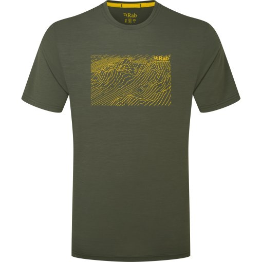 Produktbild von Rab Syncrino Ridge T-Shirt Herren - oliv