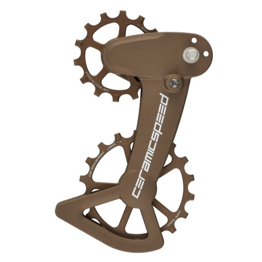 Immagine prodotto da CeramicSpeed Sistema di Pulegge Cambio - OSPW X - Cerakote Limited Edition | Cuscinetti Rivestiti | per Shimano XTR/Deore XT (M9100/M8100) - bronze
