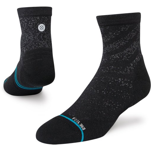 Produktbild von Stance Run Light Quarter Socken Unisex - schwarz