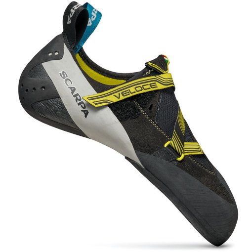 Photo produit de Scarpa Chaussons escalade Homme - Veloce - noir/jaune