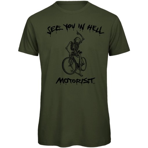 Foto de RTTshirts Camiseta Ciclismo Hombre - Hellboy - khaki