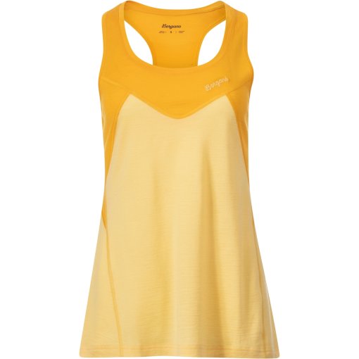 Foto de Bergans Camiseta de Tirantes Mujer - Tind Wool - buttercup yellow/marigold yellow