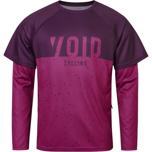 Foto de VOID Cycling Maillot Manga Larga MTB Hombre - Rock - Dark Purple