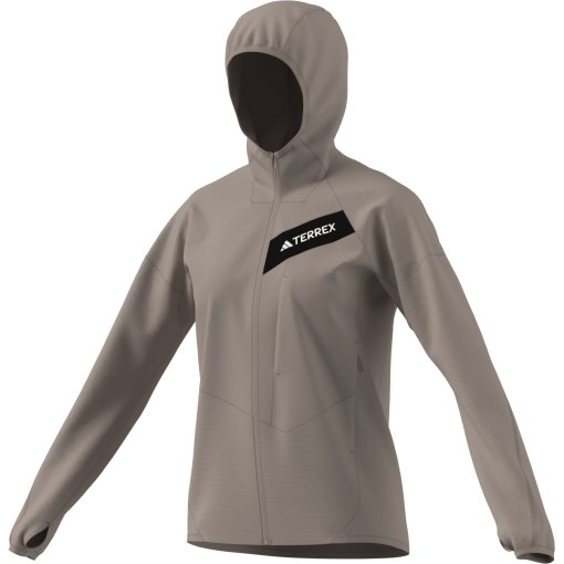 Photo produit de adidas Veste Femme - TERREX Techrock CLIMAWARM+ Wind Fleece - wonder taupe KB4565