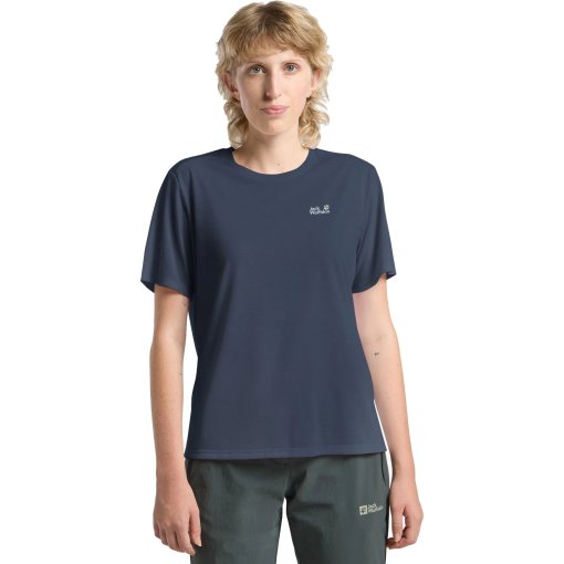 Photo produit de Jack Wolfskin Vonnan T-shirt à manches courtes pour femme - midnight sky