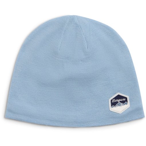 Productfoto van Bergans Hiking Fleece Lined Gebreide beanie - light dusty blue