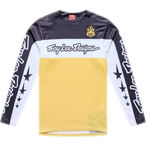 Produktbild von Troy Lee Designs Sprint Pro Langarmtrikot Herren - YO Moto Butter