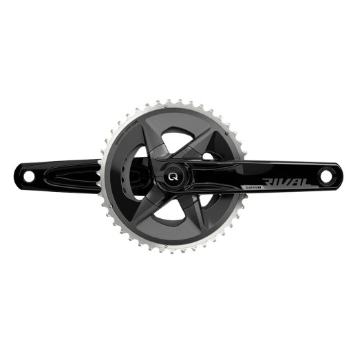 Foto de SRAM Rival AXS Wide Potenciómetro Biela  D1 - DUB - 2x12 velocidades - 43/30 Dientes - negro