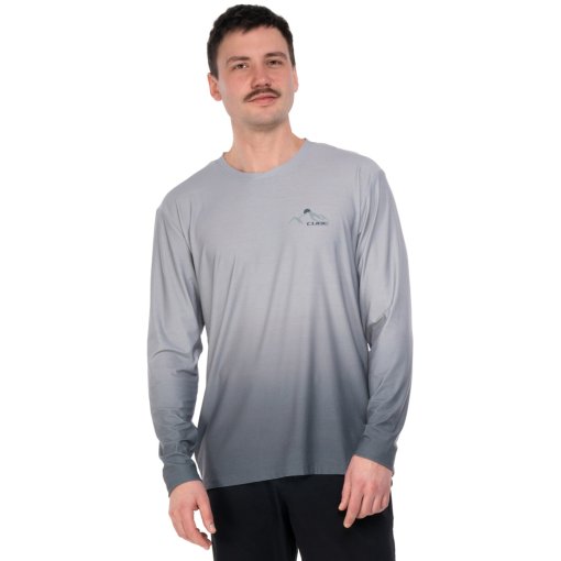 Foto de CUBE Maillot de Manga Larga Hombre - MTB Soft Touch Round Neck - gris