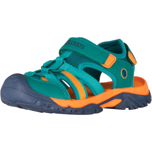 Foto de Trollkids Sandalias Niño - Stavanger XT - Sea Green/Sahara Sunset/Madeira Blue