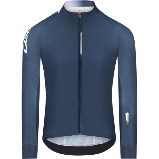 Photo produit de Q36.5 Gregarius Hybrid Collar Fade Maillot à manches longues - nautica blue