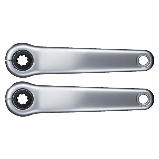 Photo produit de Shimano STePS FC-E6100 Crank Arm Set - silver