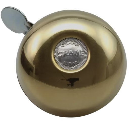 Foto van Crane Bell Co. Riten Fietsbel - Steel Band Mount - gold