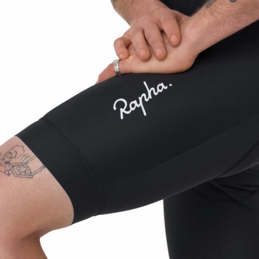 Rapha Core Bib Shorts Men - black/white | BIKE24