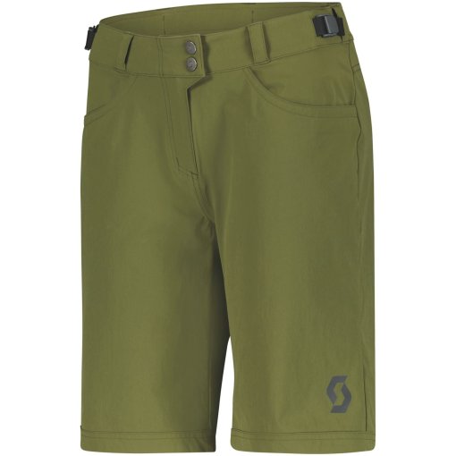 Foto de SCOTT Pantalones Cortos Ciclismo Mujer - Trail Flow w/ Pad - hay green