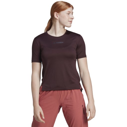Foto de adidas Camiseta Mujer - TERREX Multi - shadow maroon HI5505