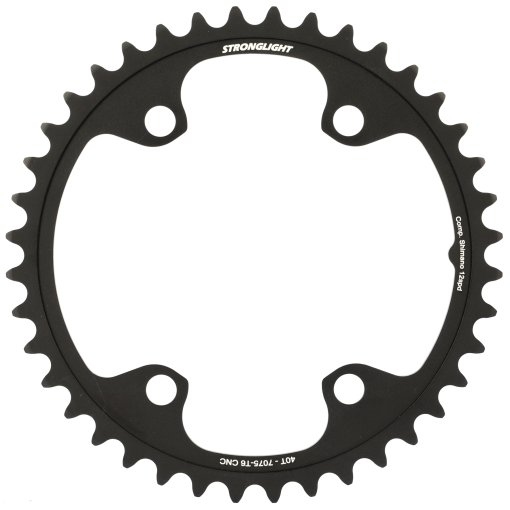 Photo produit de Stronglight Plateau vélo Shimano FC-R8100/7100 - 110 BCD | 2x12s - Intérieur - noir