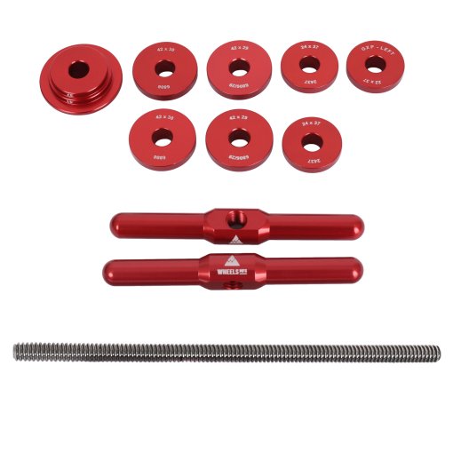 Immagine prodotto da Wheels Manufacturing Press Kit | Essential - Set di Pressa per Movimente Centrali / Cuscinetti Sigillati - BP0006