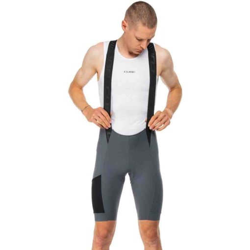 Photo produit de CUBE Gravel Cargo Cuissard à bretelles pour hommes - dark blue