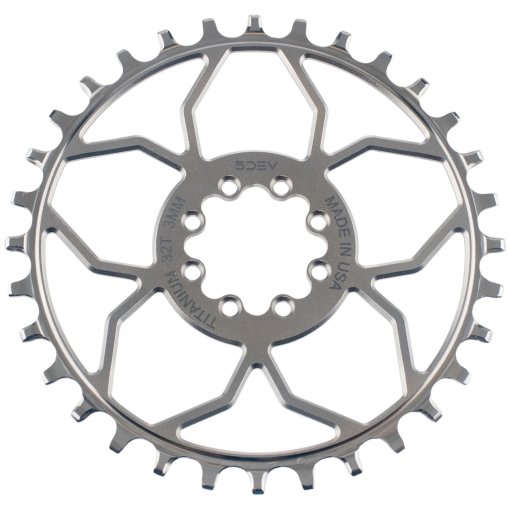 Picture of 5DEV Chainring - MTB | Titanium | Direct Mount (SRAM 8-Bolt) - raw
