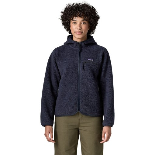 Foto de Patagonia Retro Pile Chaqueta polar con capucha para mujer - Sunken Blue
