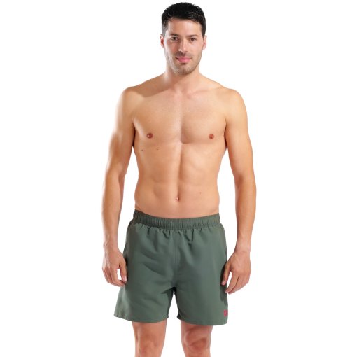Produktbild von arena Fundamentals R Boxer Beach Shorts Herren - Sage/Red