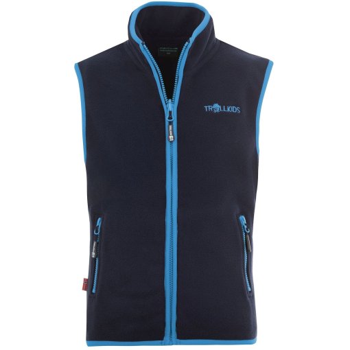 Produktbild von Trollkids Arendal Weste Kinder - Navy/Light Blue