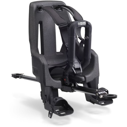 Foto de Kids Ride Shotgun Silla Bicicleta Bebé Set Combinado- Front Mounted Pro EVO MTB - negro