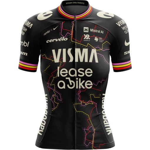 Foto de RAPidGEAR Team Visma | Lease a Bike Giro d&#039;Italia Trilogy Maillot de manga corta para mujer - black/pink